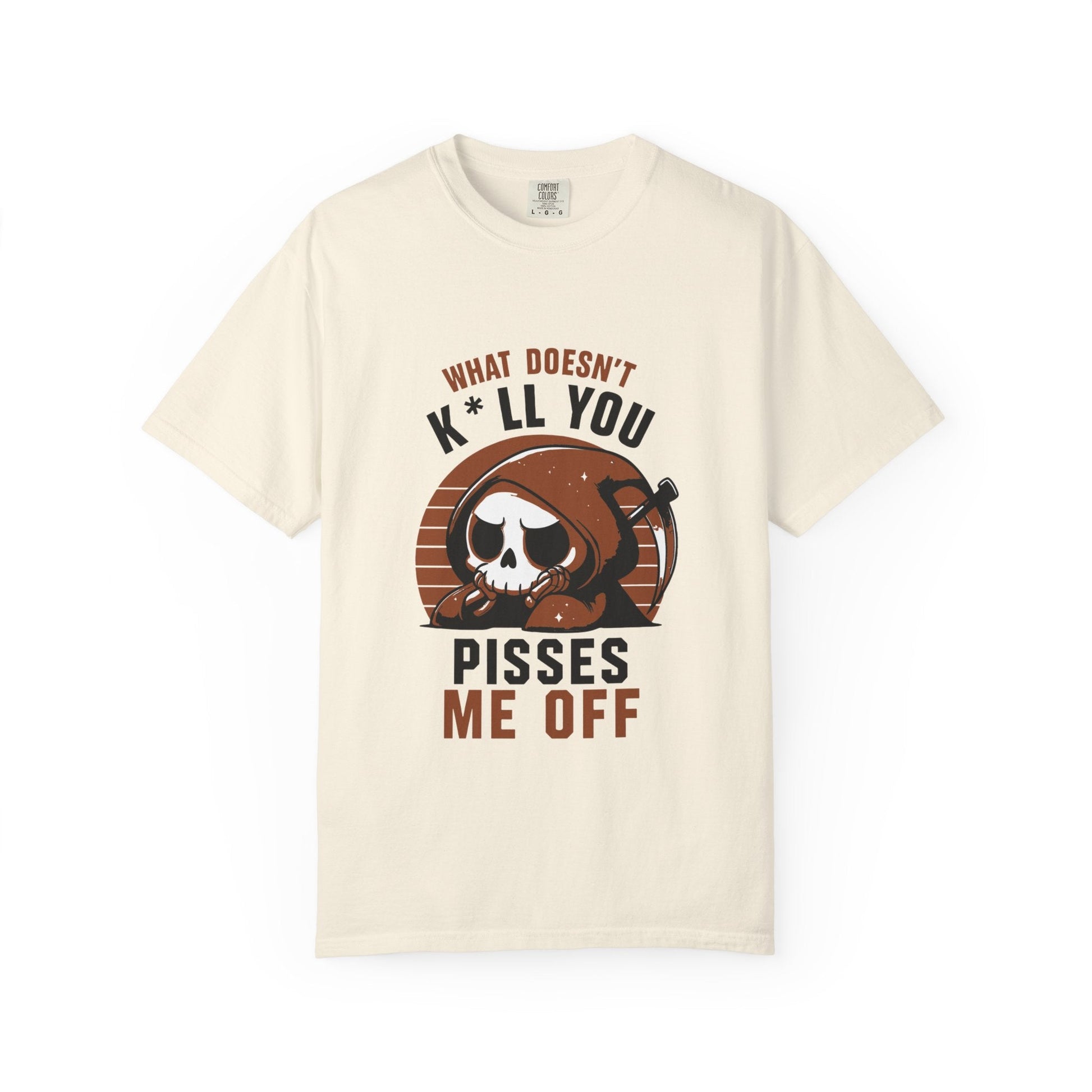 Dyed T-shirt – Snazzy Piss Me off Edition Printify