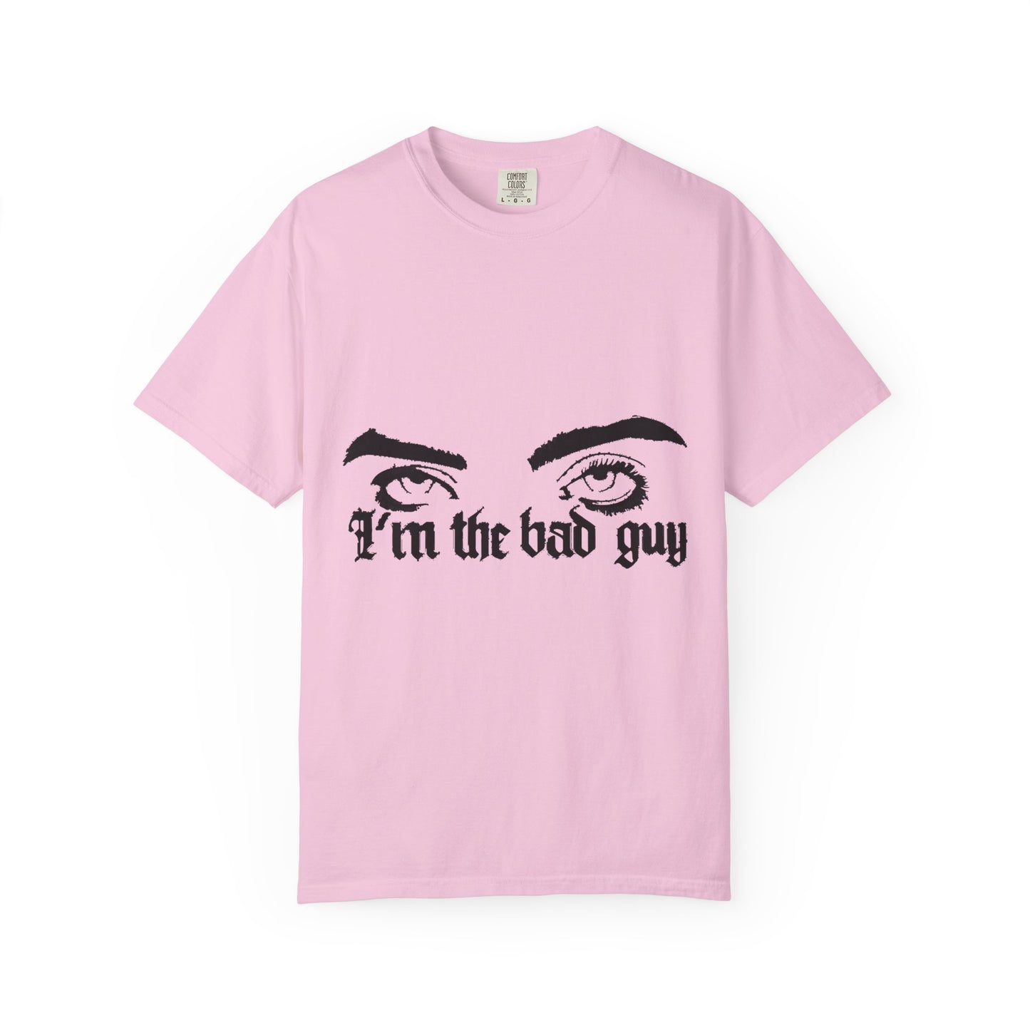 Billie Eilish Inspired Dyed T-shirt – Eyes & Shadows Gothic Edition Printify