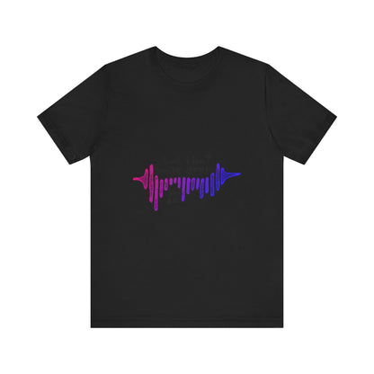 Bold Beats Visualizer Unisex Jersey short sleeve tee Printify