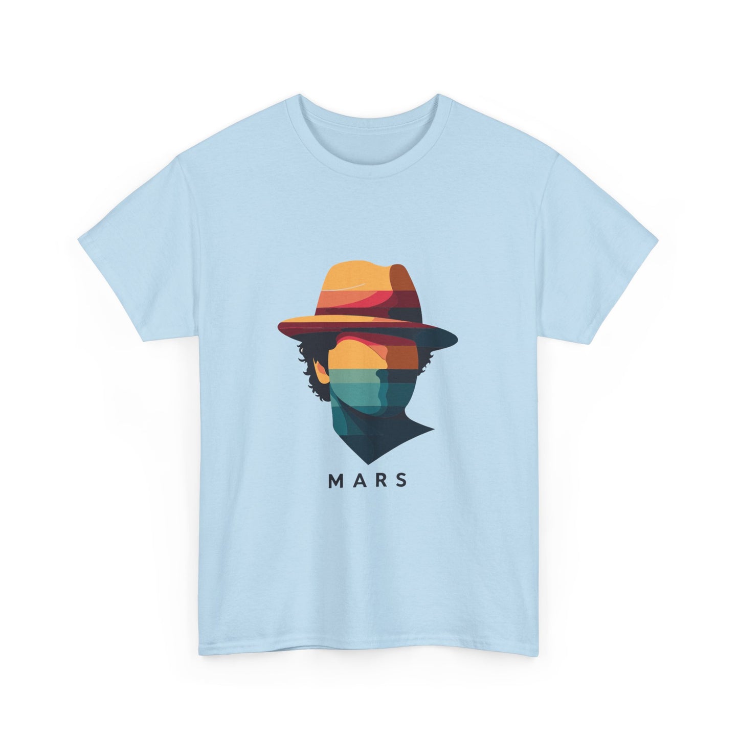 Funk Shadow Portrait Unisex Heavy cotton Tee Printify