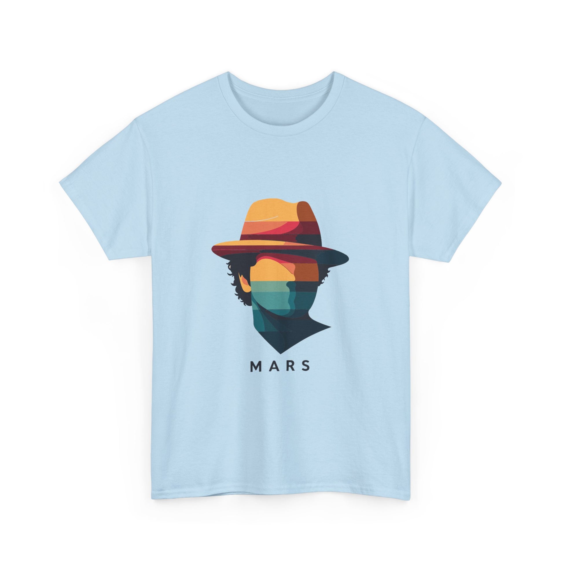 Funk Shadow Portrait Unisex Heavy cotton Tee Printify