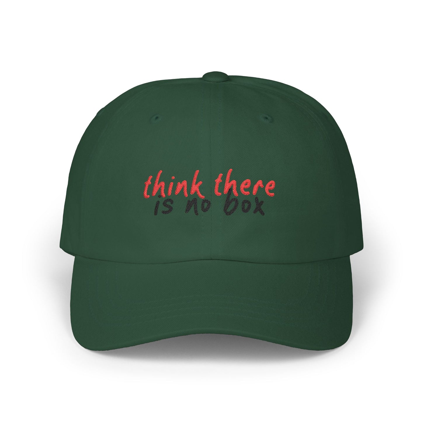 Think There Handwritten Classic Dad Cap - snazzymerch