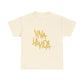 Golden Brush Script Unisex Cotton Tee Printify