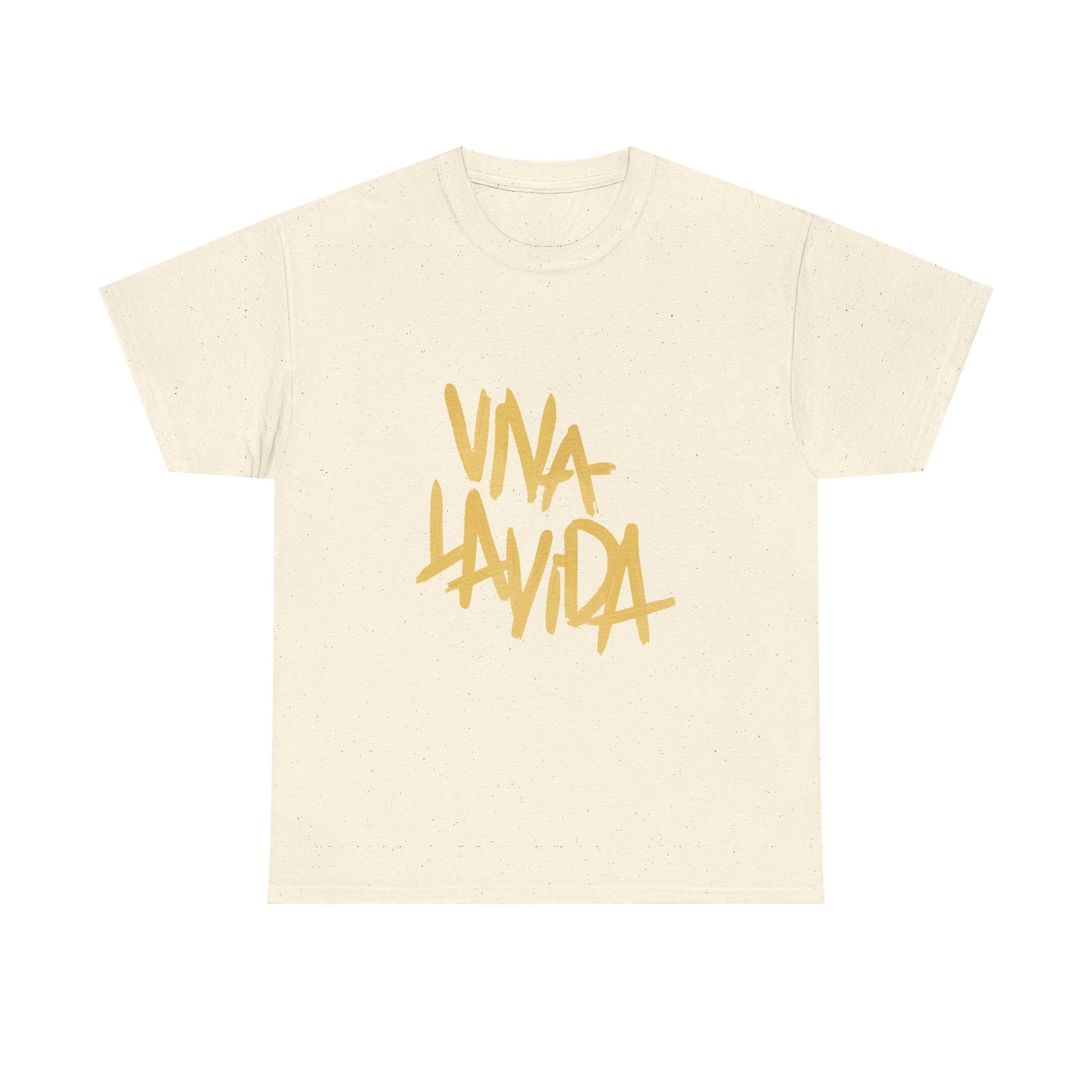 Golden Brush Script Unisex Cotton Tee Printify
