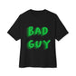 Billie Eilish Inspired Oversized T-Shirt – Bold 3D Bad Mood Edition Printify