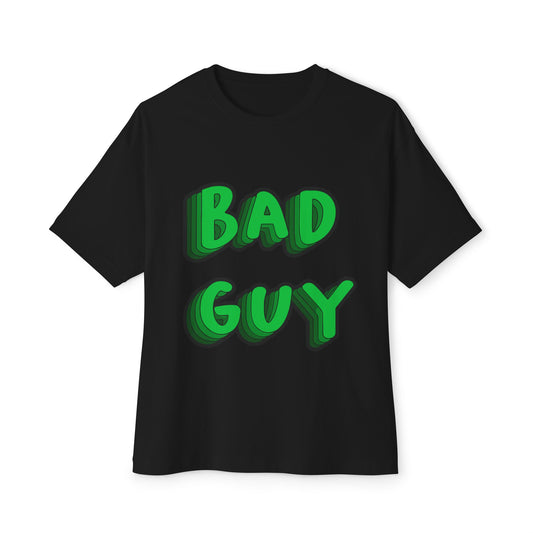 Billie Eilish Inspired Oversized T-Shirt – Bold 3D Bad Mood Edition Printify