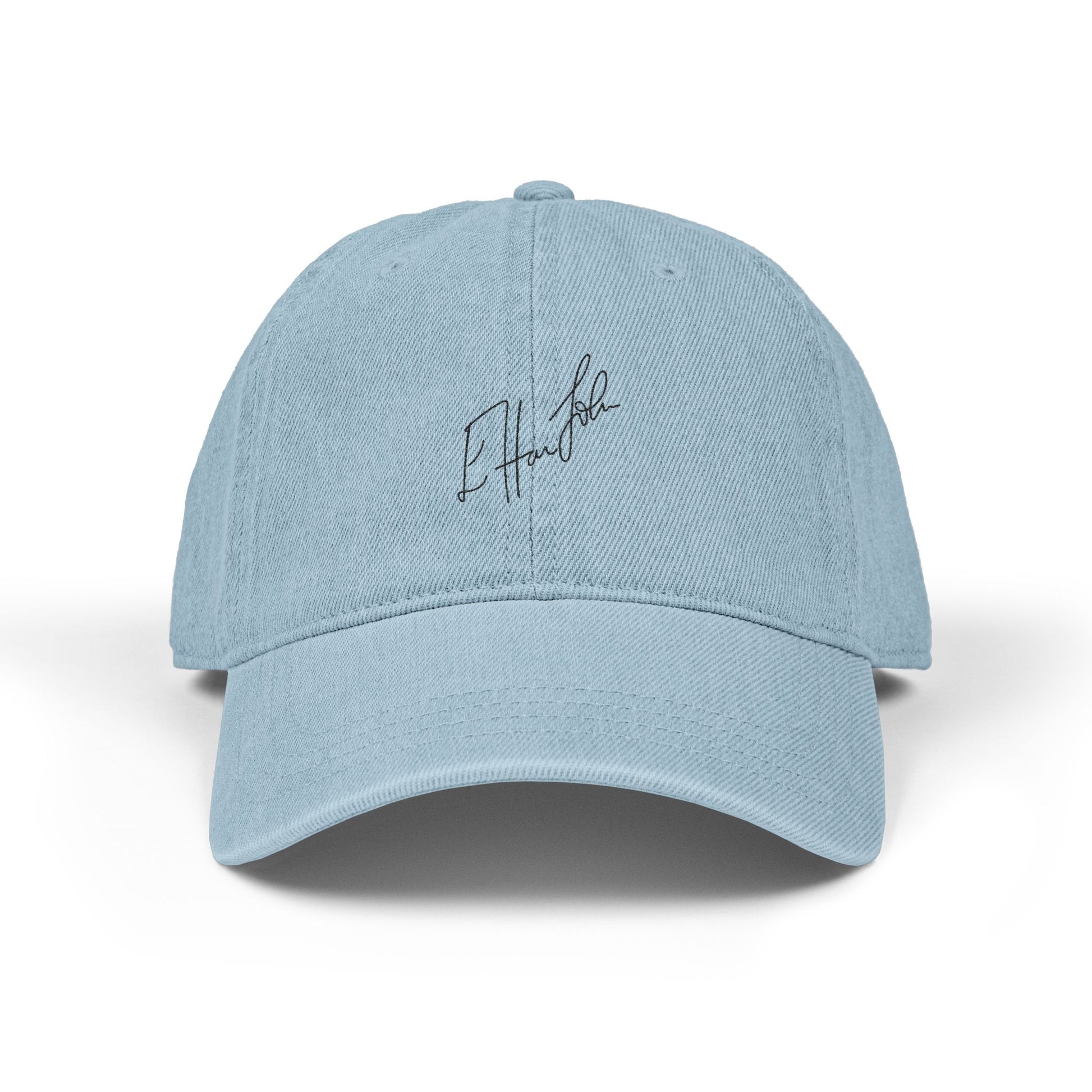 Rainbow Hat Illustration Denim Hat (Embroidery) - snazzymerch