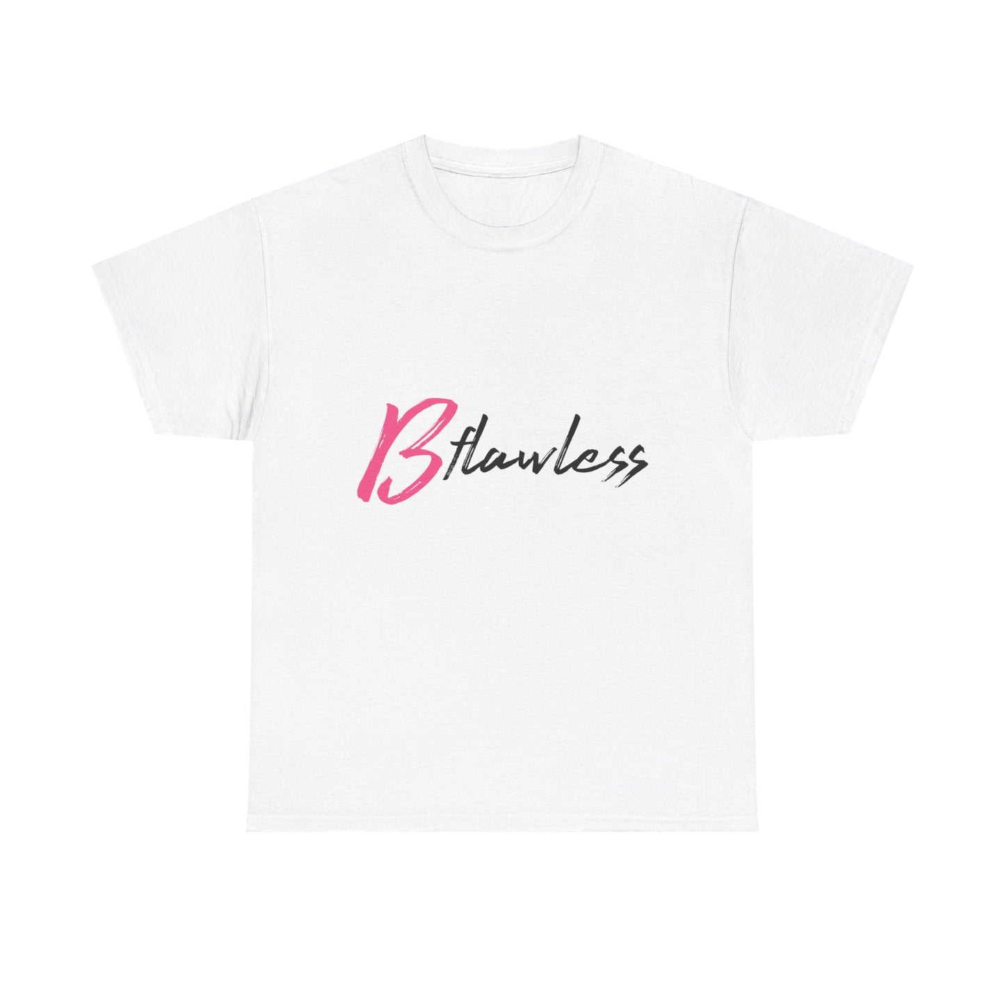 Bold Script “Be Flawless” Unisex Heavy Cotton Tee - snazzymerch