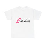 Bold Script “Be Flawless” Unisex Heavy Cotton Tee - snazzymerch