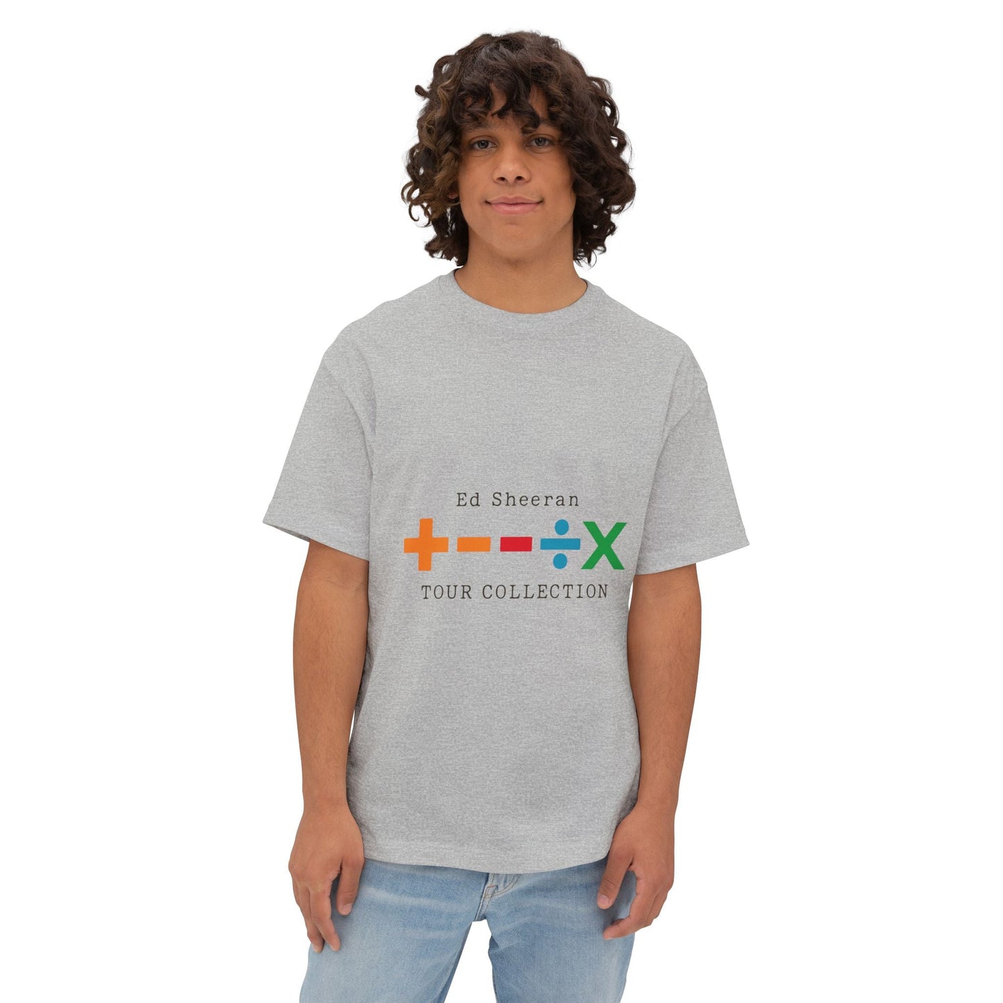 Unisex Oversized Boxy Tee – Ed Sheeran Edition Printify