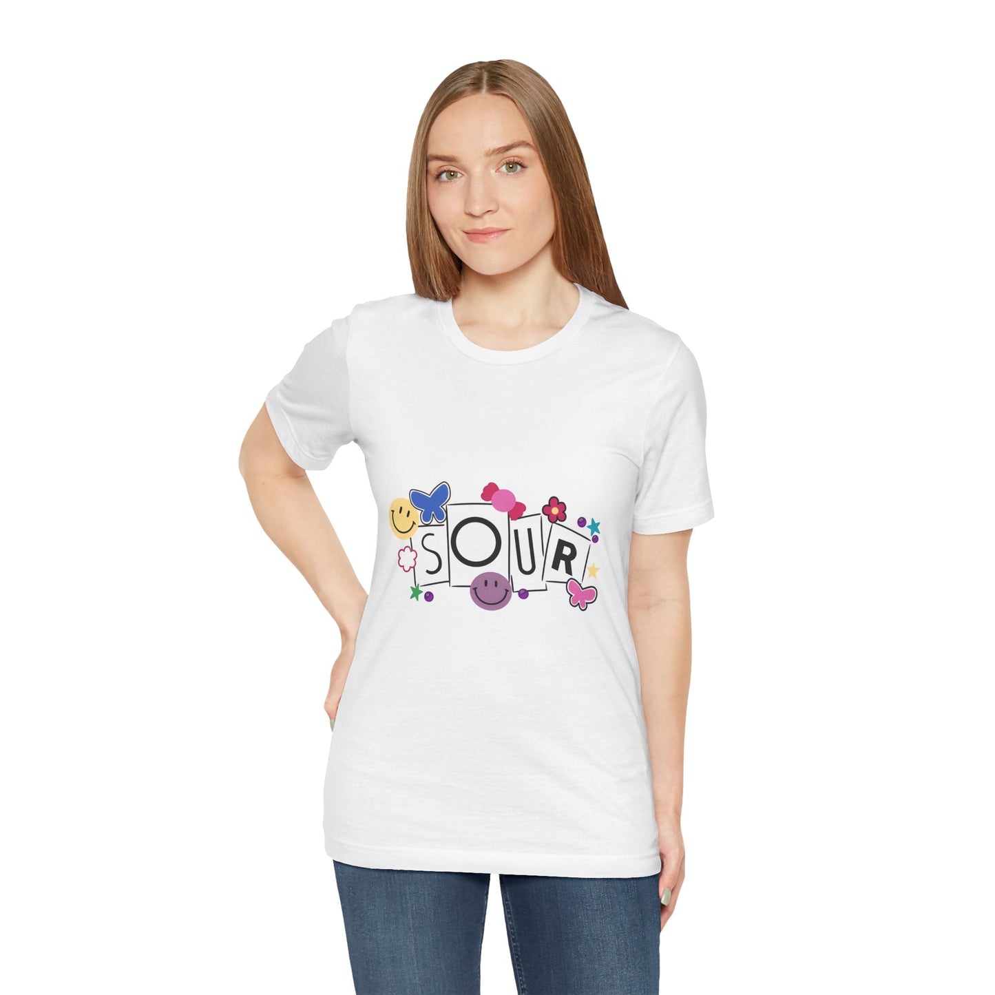 Olivia Rodrigo Unisex Jersey Short Sleeve Tee - Sour Printify