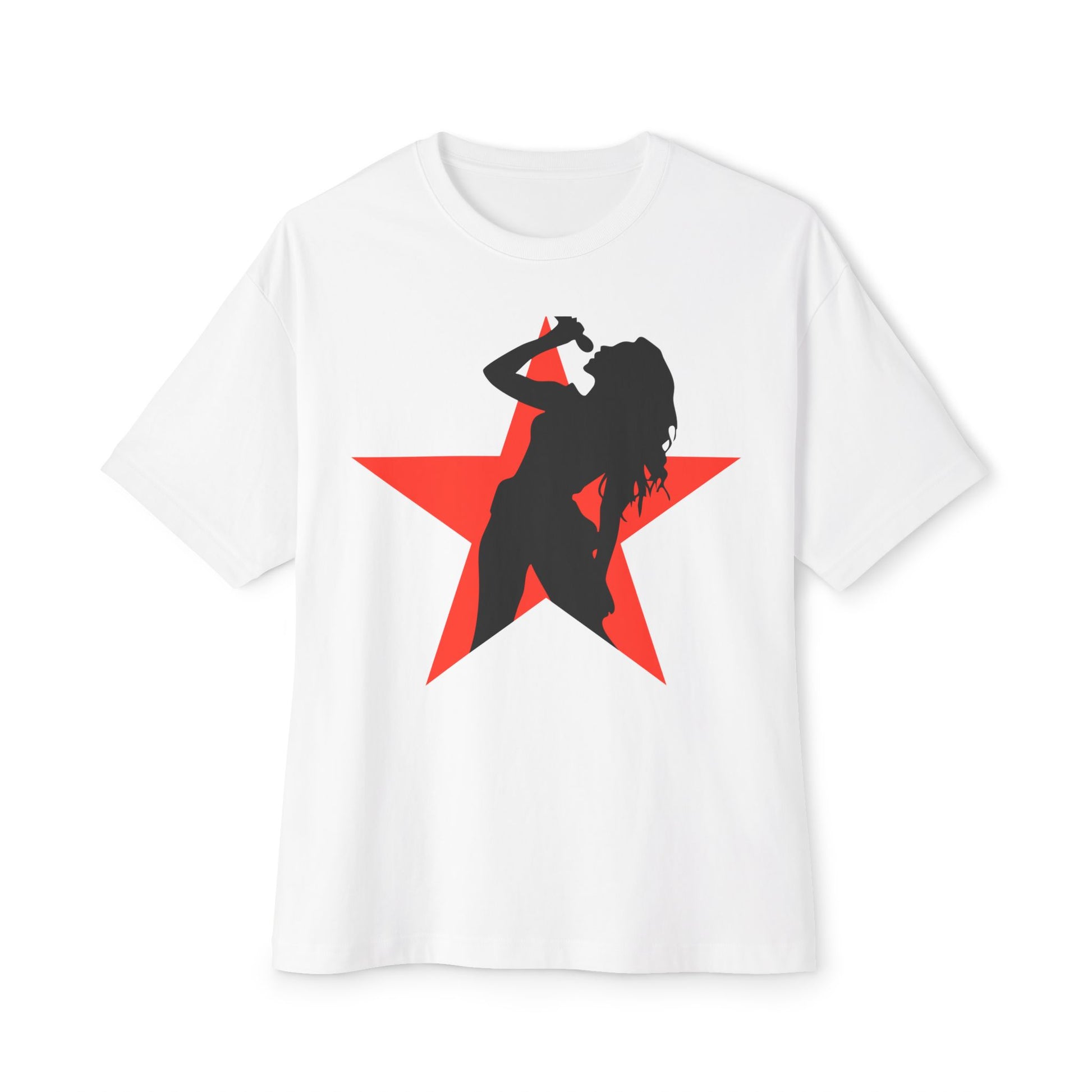 Singing Star Unisex Oversized Boxy Tee - snazzymerch