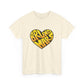 Loud Love Retro Heart Unisex Heavy cotton Tee Printify