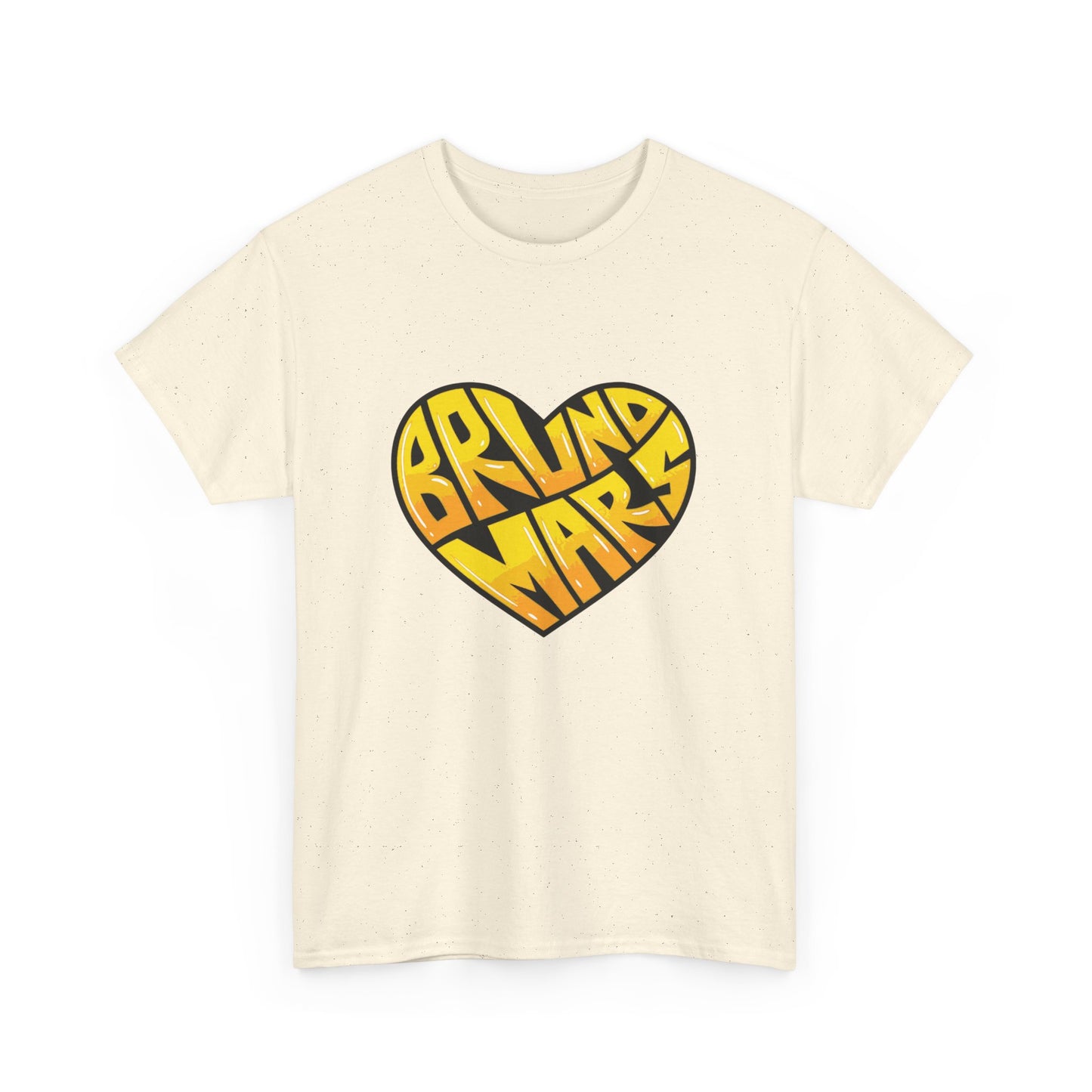 Loud Love Retro Heart Unisex Heavy cotton Tee Printify