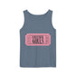 Lovesick Girls Ticket – Dyed Tank Top Printify