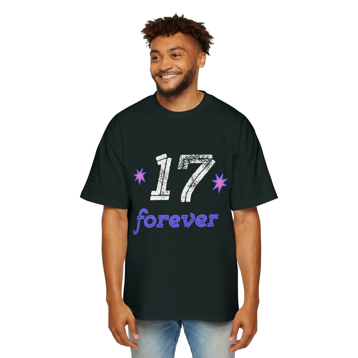 17 Forever Men's Heavy Oversized Tee - snazzymerch