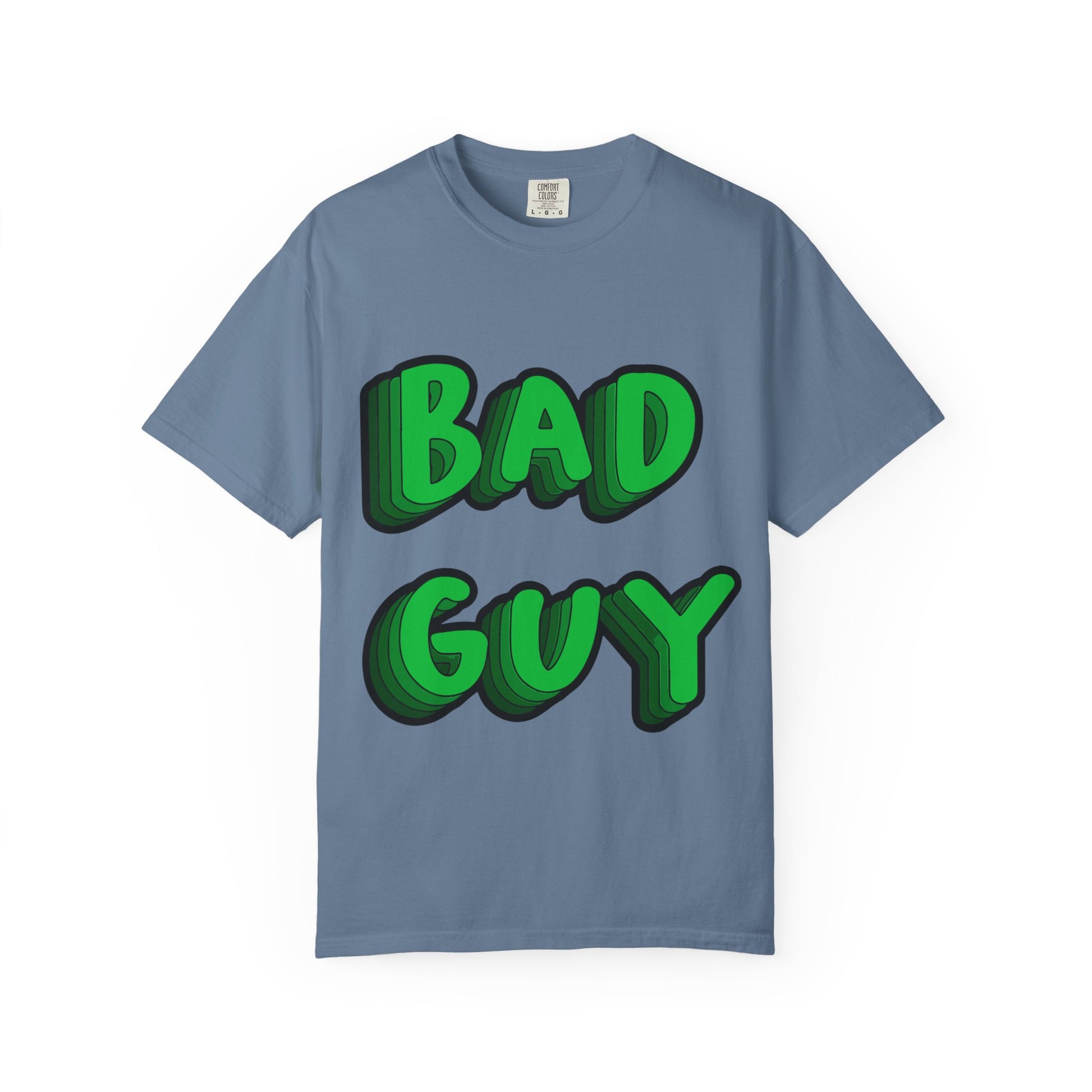 Billie Eilish Inspired Dyed T-shirt – Bold 3D Bad Mood Edition Printify