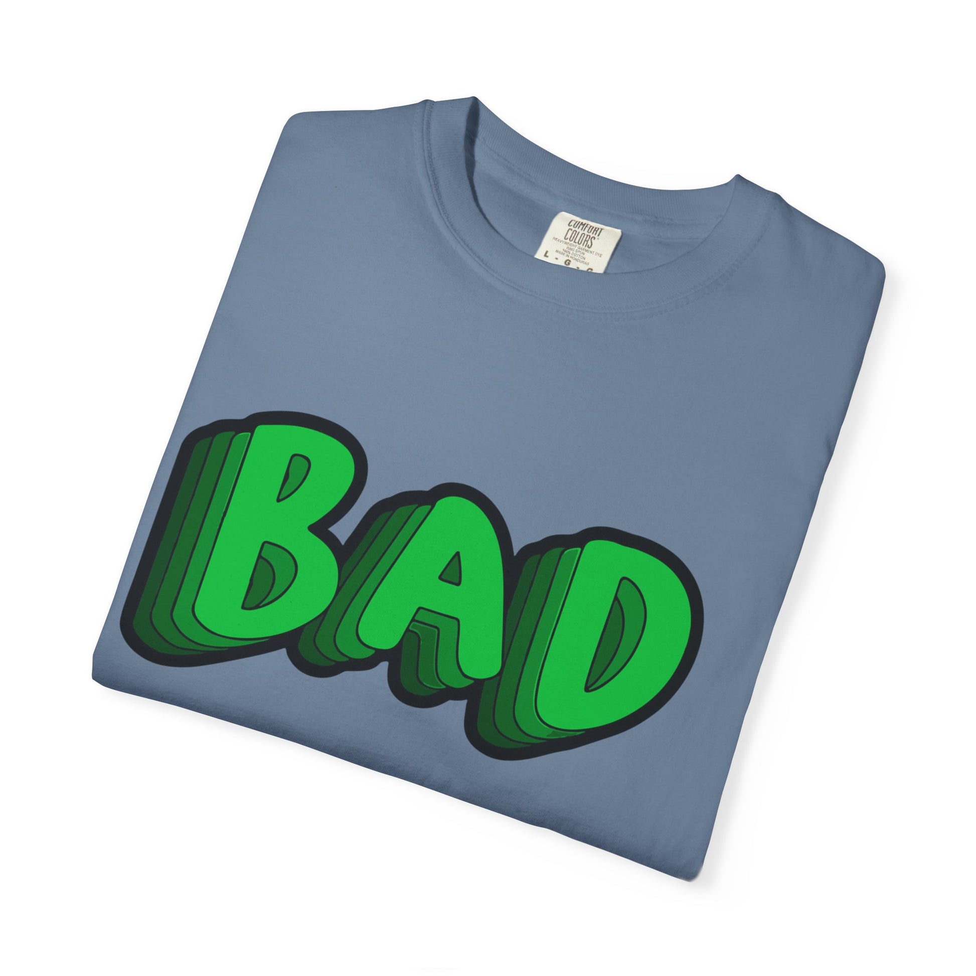 Billie Eilish Inspired Dyed T-shirt – Bold 3D Bad Mood Edition Printify