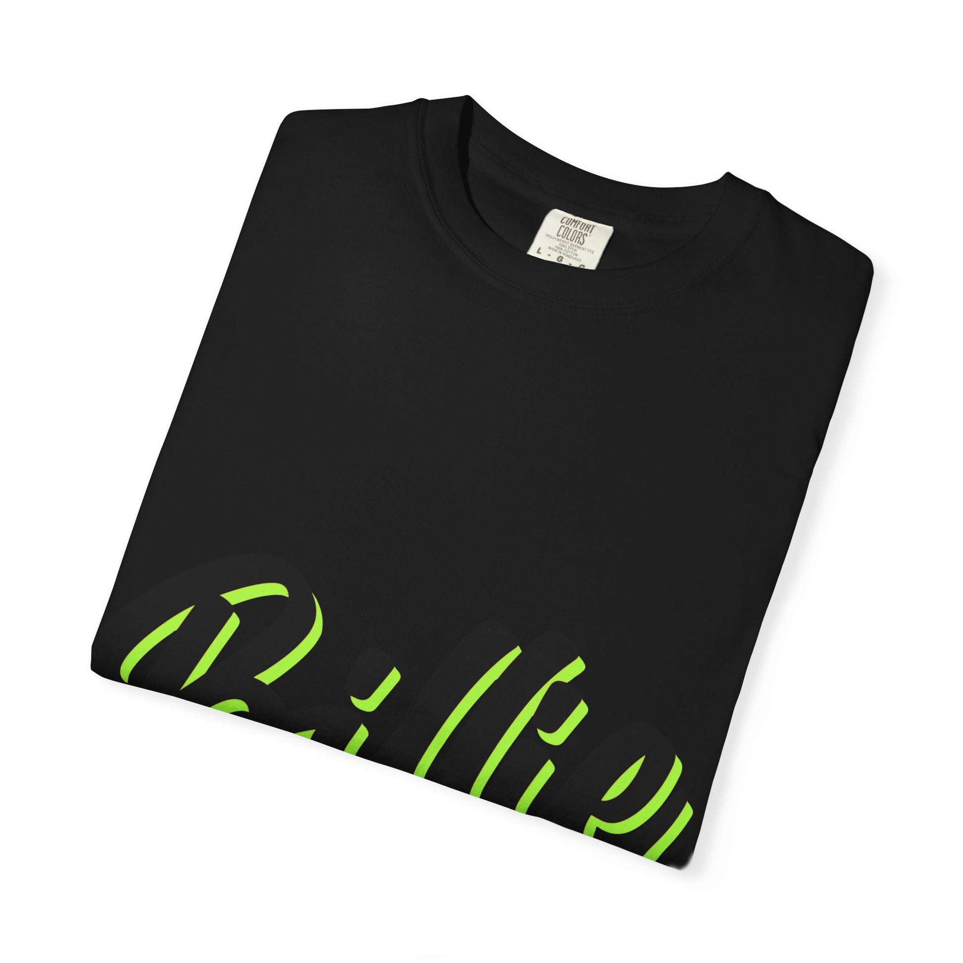 Billie Eilish Inspired Dyed T-shirt – Electric Script Vibes Edition Printify