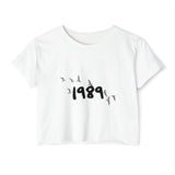 Wings of '89 Women's Festival Crop Top - snazzymerch