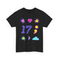 Symbols of 17 Aesthetic Unisex Heavy Cotton Tee - snazzymerch