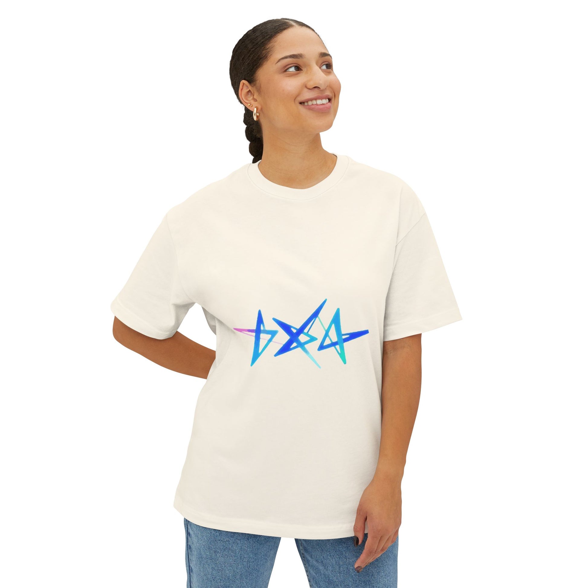 LUMINA Unisex Oversized Boxy Tee - snazzymerch