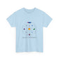 Colorful Planetary Orbit Diagram Unisex Cotton Tee Printify