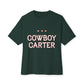 Western Cowboy Unisex Oversized Boxy Tee - snazzymerch