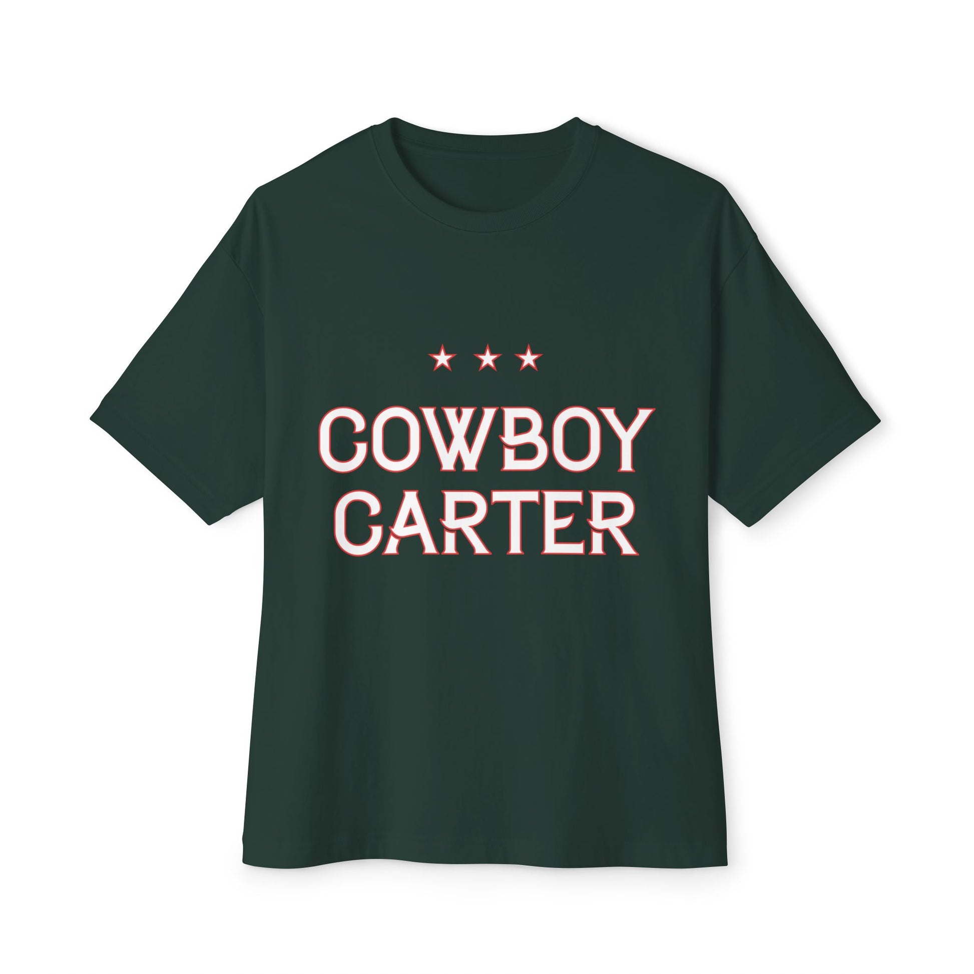 Western Cowboy Unisex Oversized Boxy Tee - snazzymerch