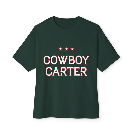 Western Cowboy Unisex Oversized Boxy Tee - snazzymerch