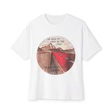 Hand-Drawn Desert Unisex Oversized Boxy Tee - snazzymerch