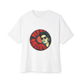 Groove Legend Record Unisex Oversized Boxy Tee Printify