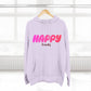 Happy Times Gradient Three-Panel Fleece Hoodie - snazzymerch