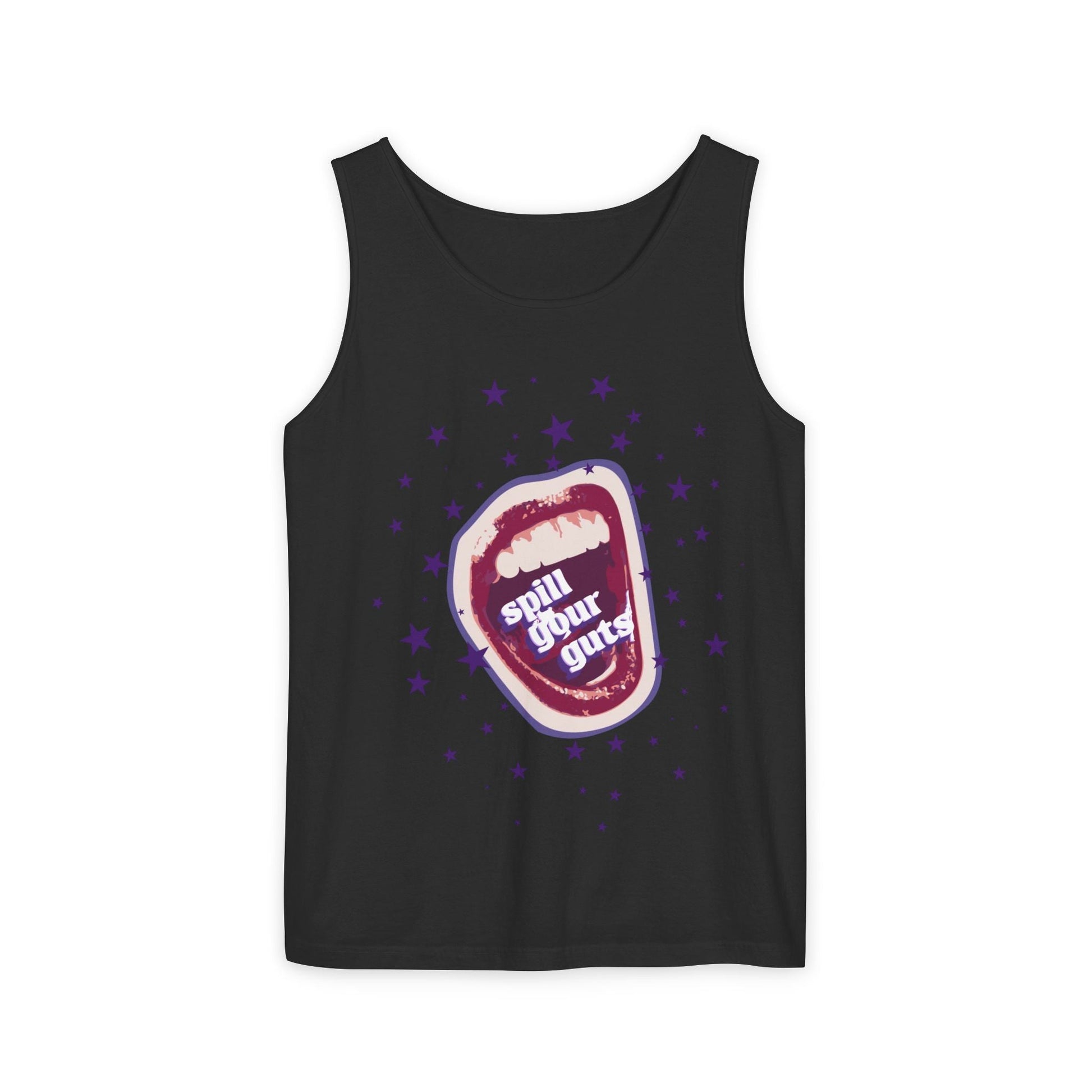 Spill Your Guts Scream-Dyed Tank Top Printify