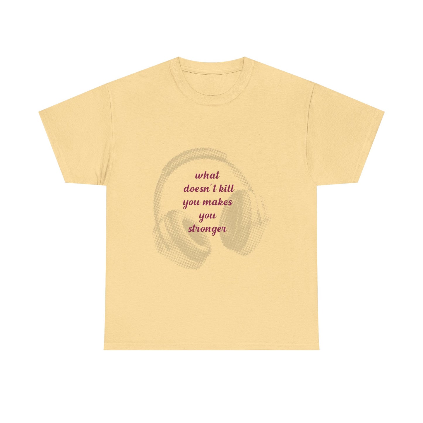 Stronger Soundwaves Unisex Heavy cotton tee Printify