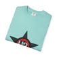 Retro Star Emblem Unisex Garment-Dyed T-shirt - snazzymerch