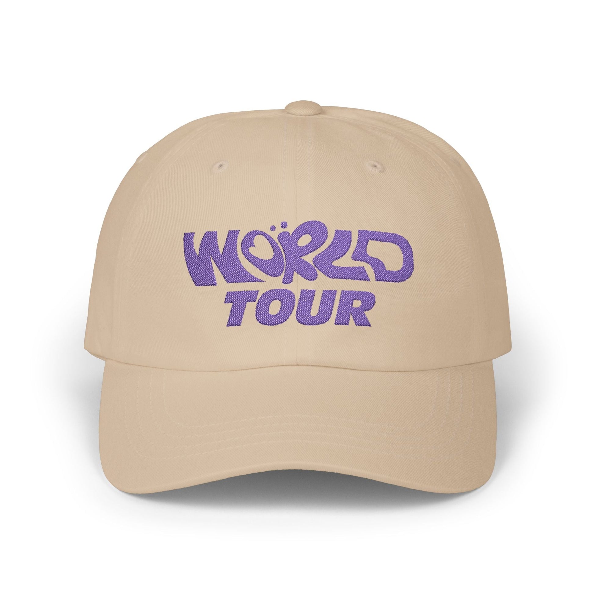 World Tour Bubble Letter Classic Dad Cap Printify
