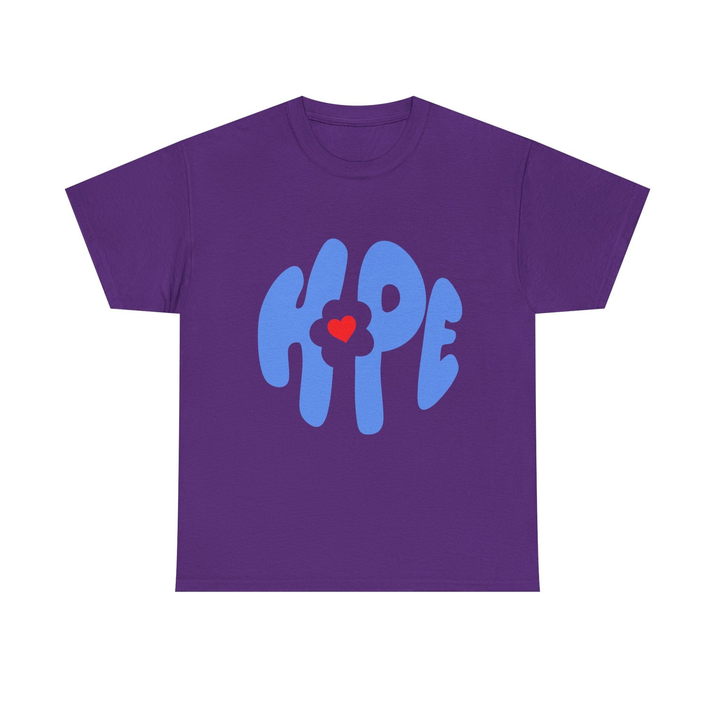 Heart of Hope Retro Unisex Heavy Cotton Tee - snazzymerch