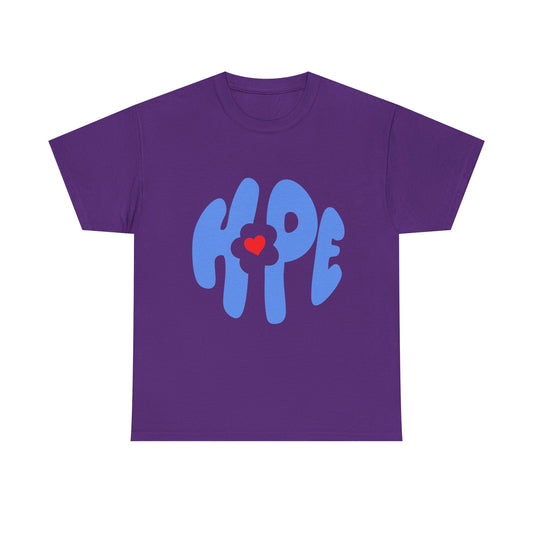 Heart of Hope Retro Unisex Heavy Cotton Tee - snazzymerch