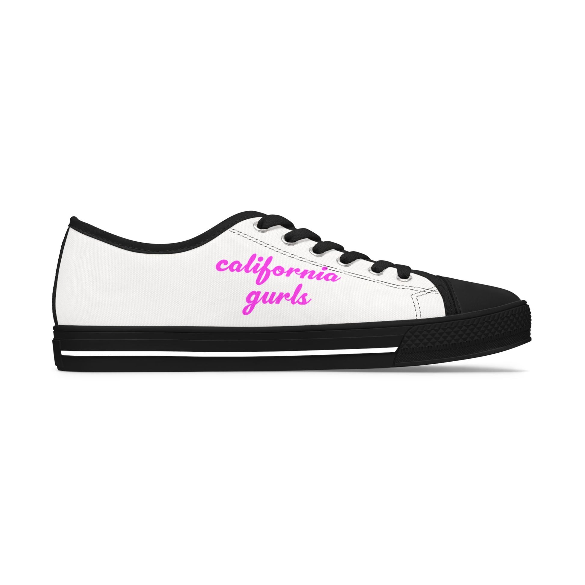 California Script – Unisex Low Top Sneakers Printify