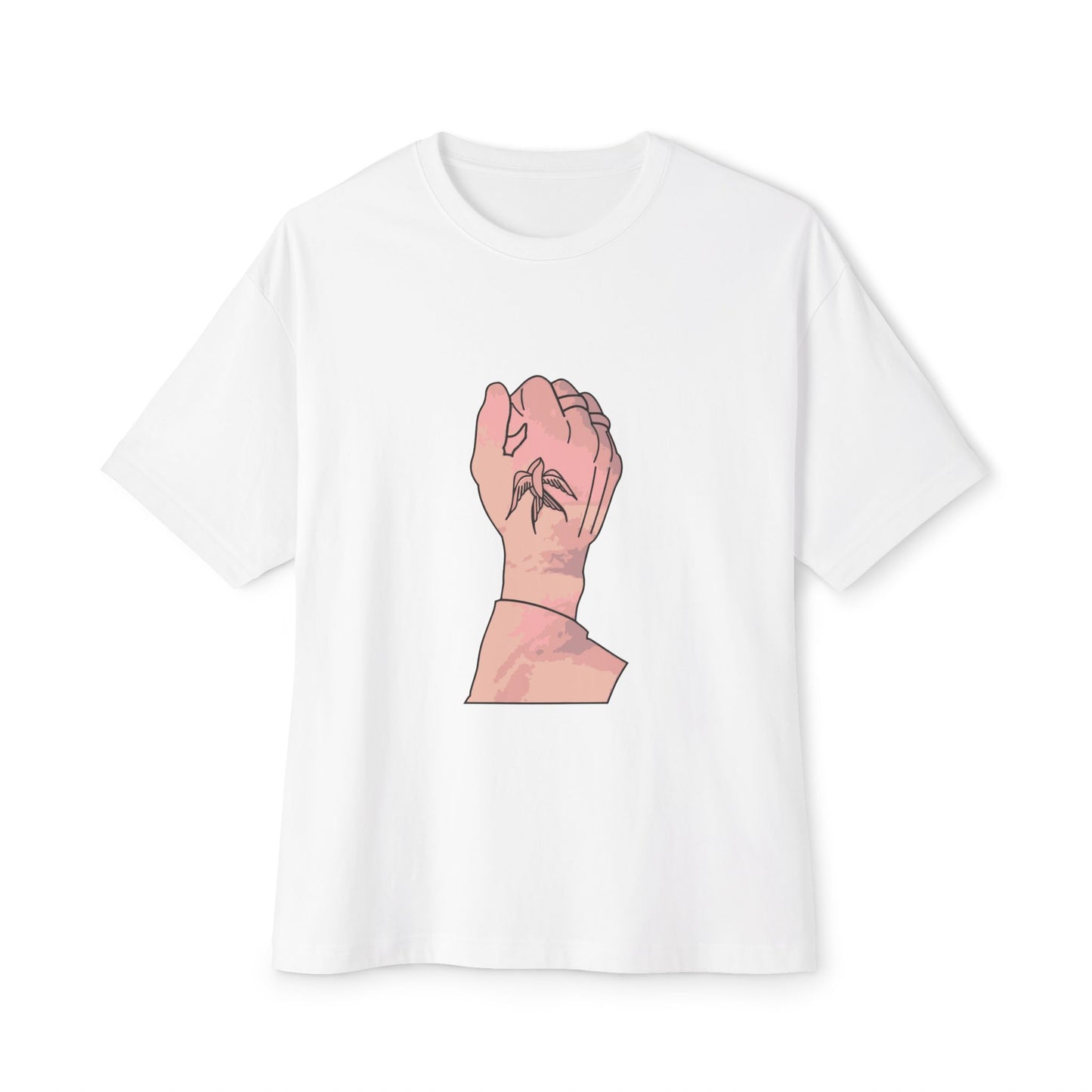 Ink in Motion Unisex Oversized Boxy Tee Printify