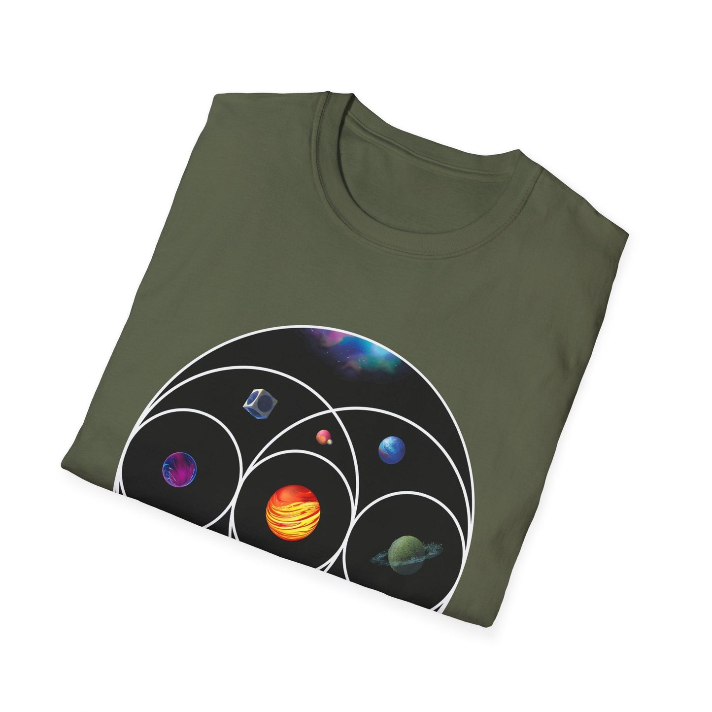 Unisex Softstyle T-Shirt Inspired by Coldplay’s Illustration Concept Printify
