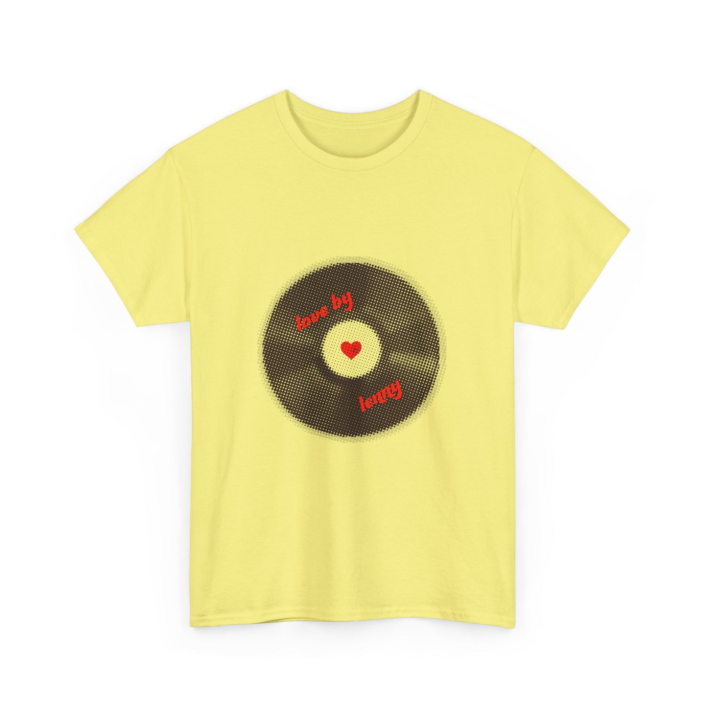 Vinyl Love Spin Unisex Heavy cotton tee Printify