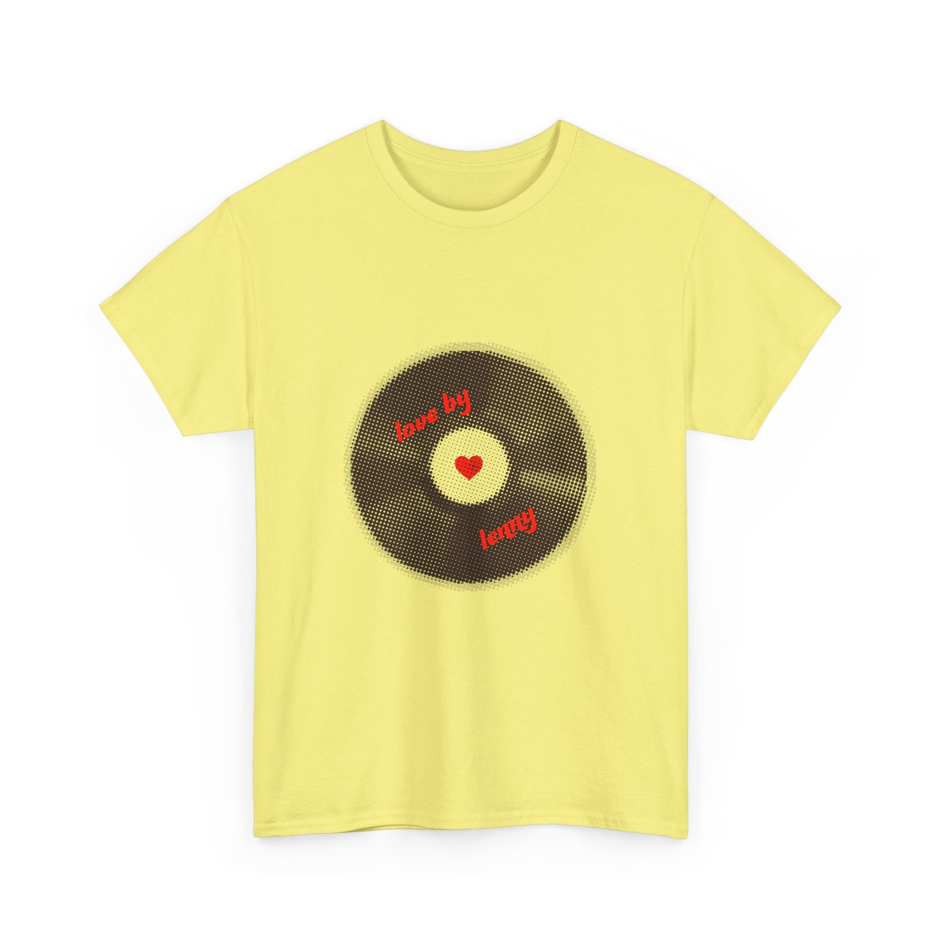 Vinyl Love Spin Unisex Heavy cotton tee Printify