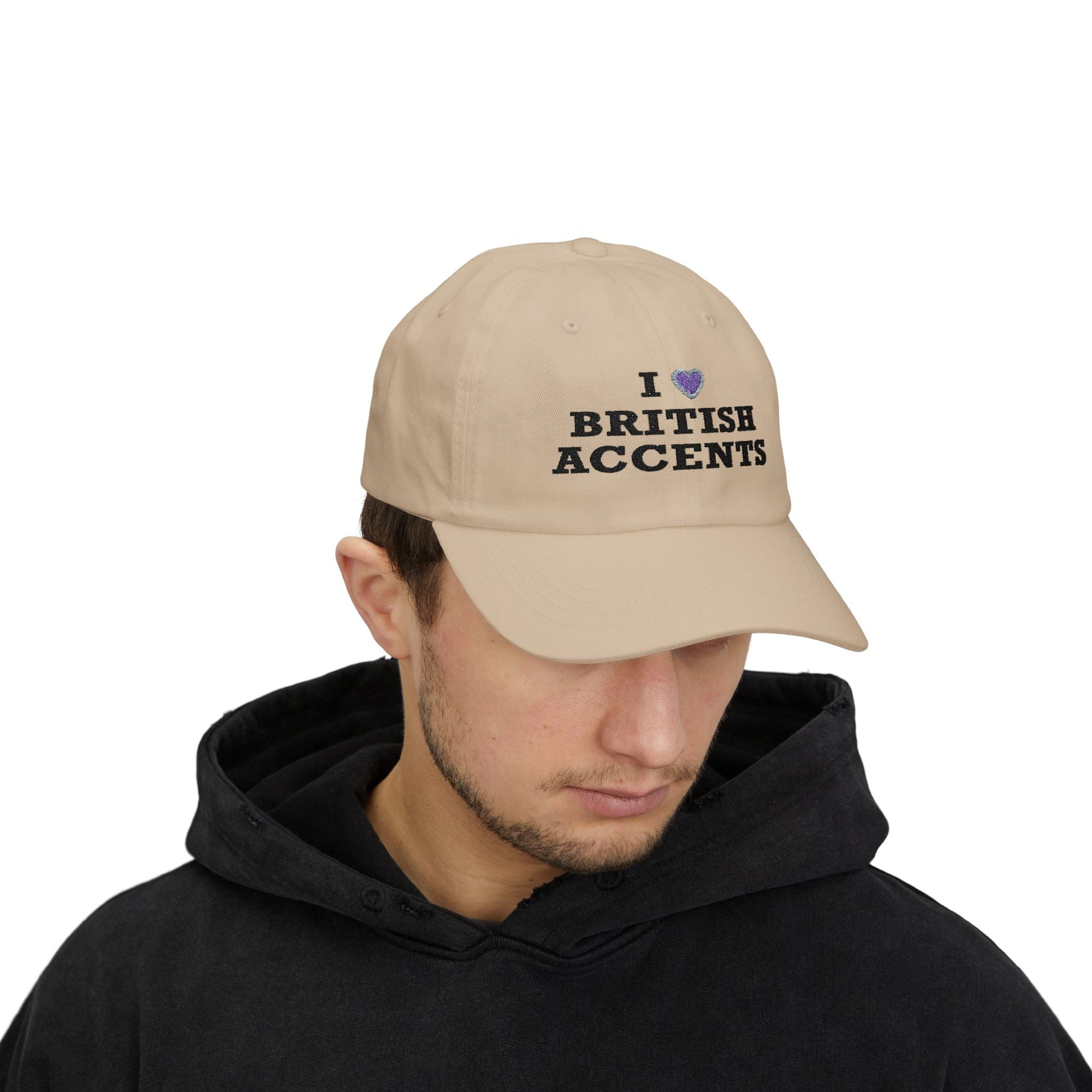 I Love British Accents Classic Dad Cap Printify