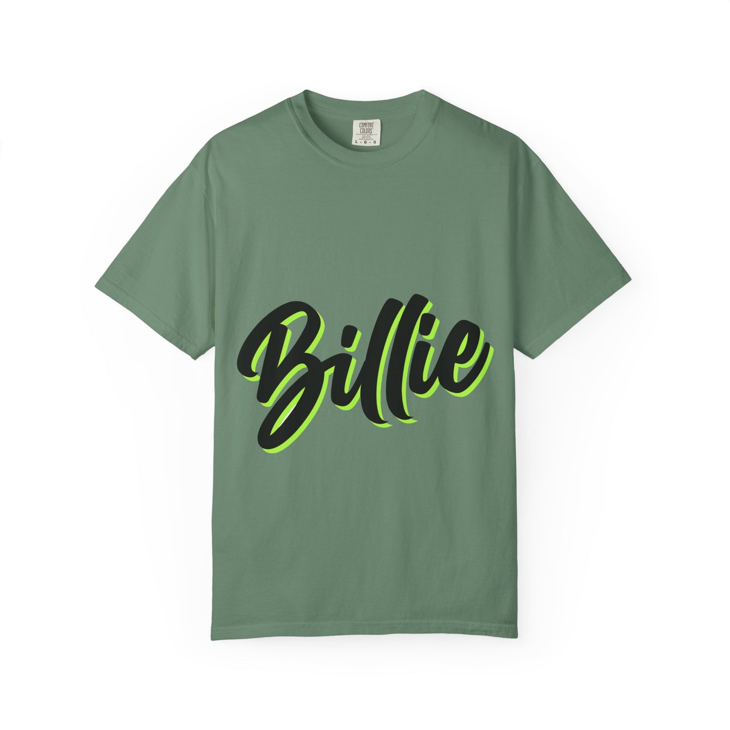 Billie Eilish Inspired Dyed T-shirt – Electric Script Vibes Edition Printify