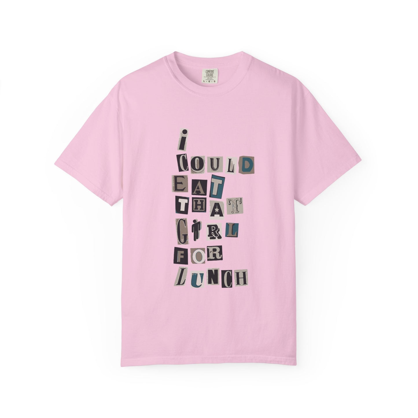 Billie Eilish Inspired Dyed T-shirt – Mixed Message Collage Edition Printify