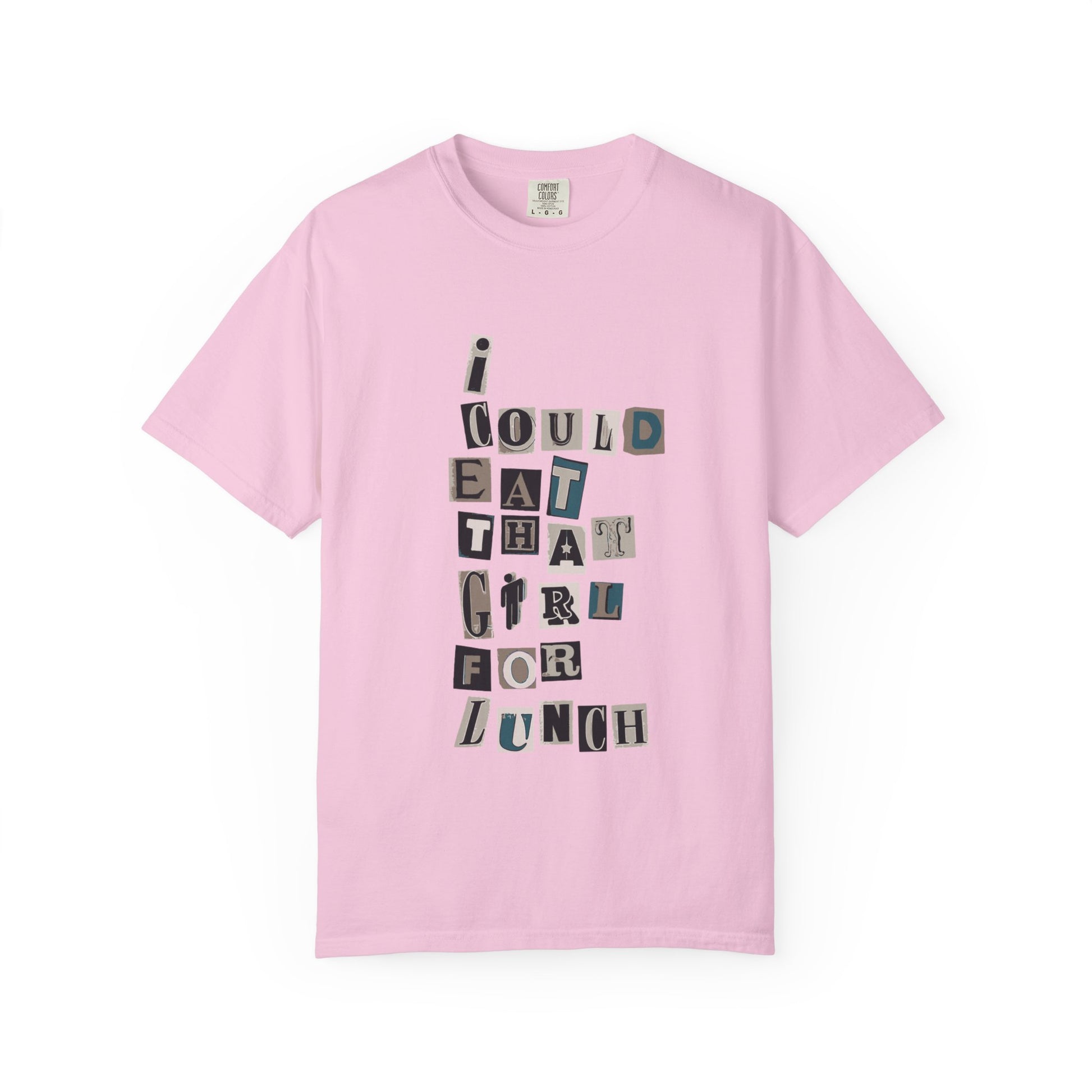 Billie Eilish Inspired Dyed T-shirt – Mixed Message Collage Edition Printify