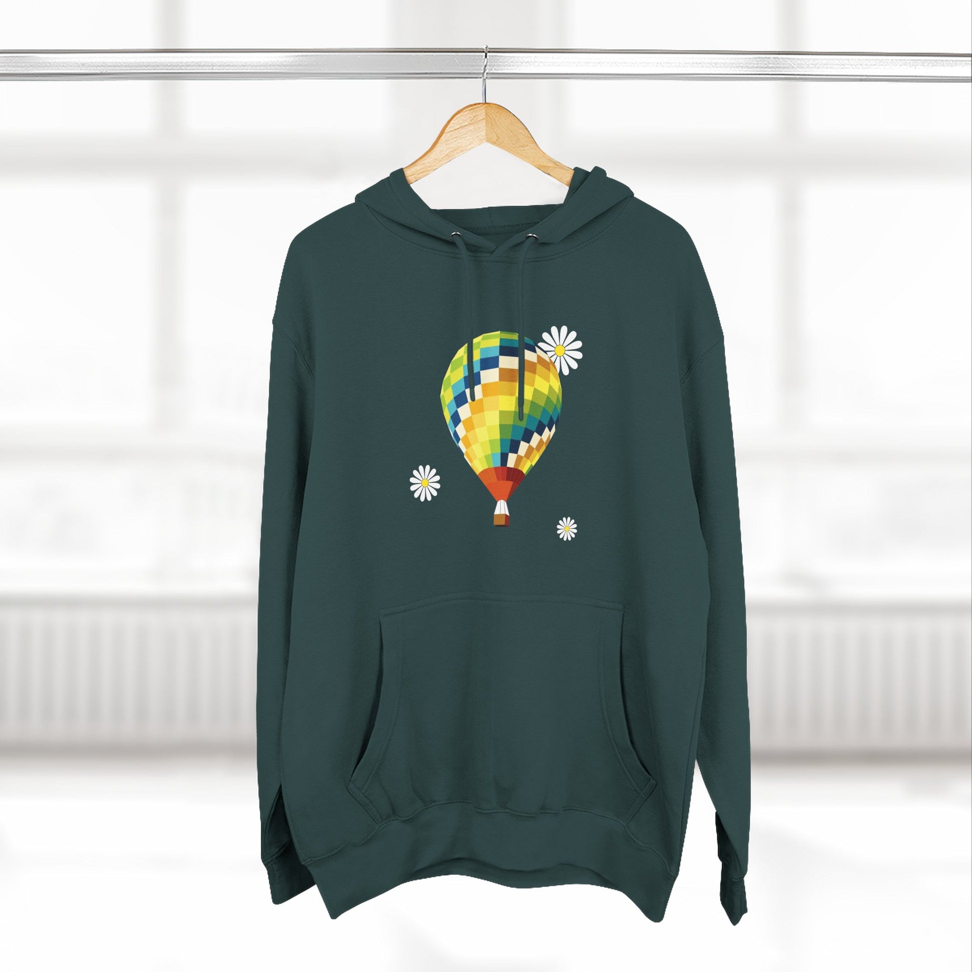 Dream Balloon GraphicThree-Panel Fleece Hoodie - snazzymerch