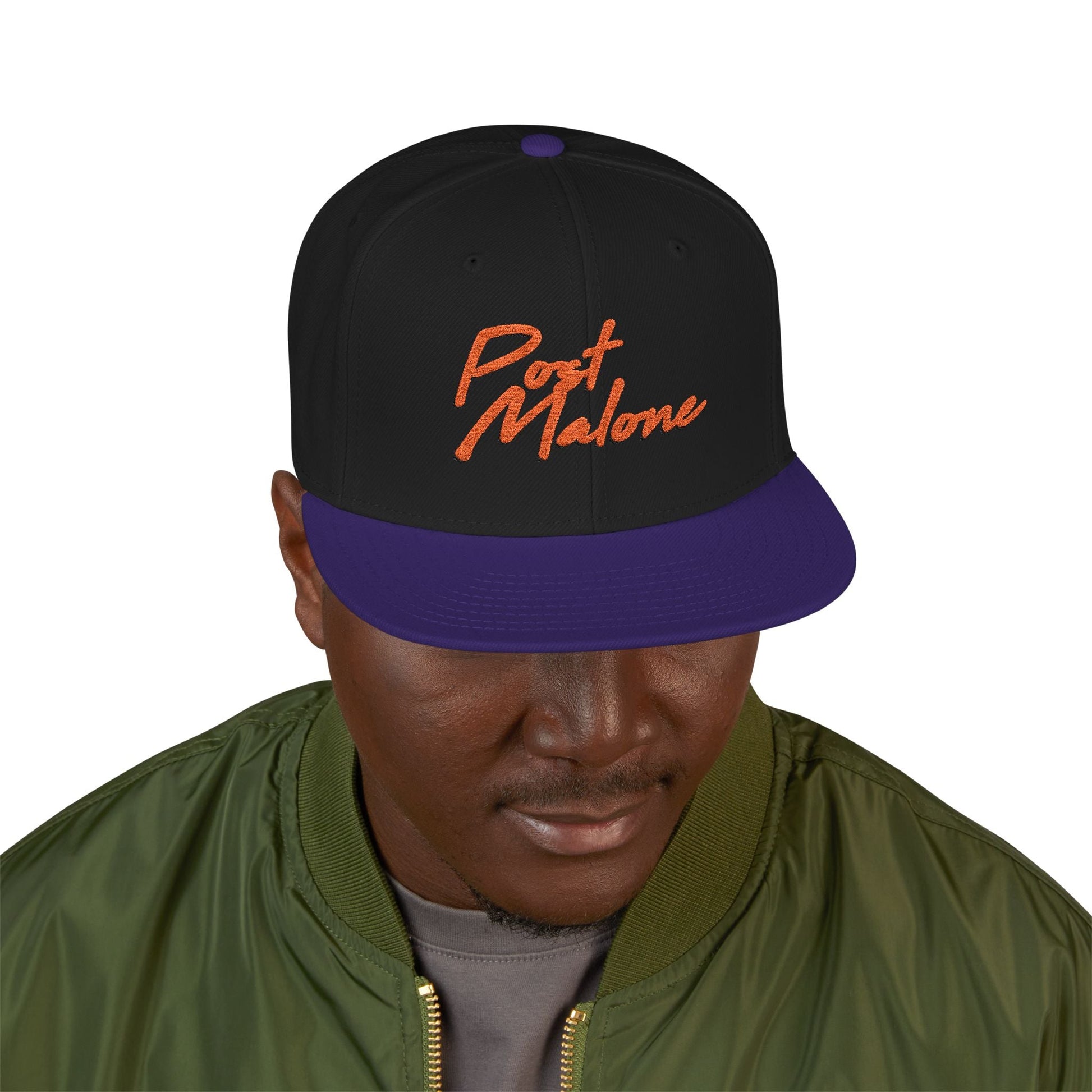 Snapback (Embroidery) – Post Melone Name Design Printify